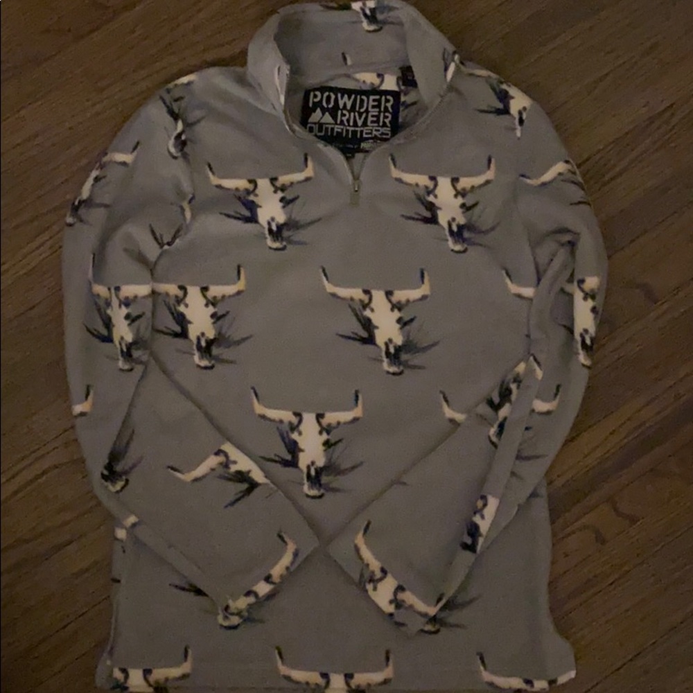 Powder River Outfitters quarter zip pullover